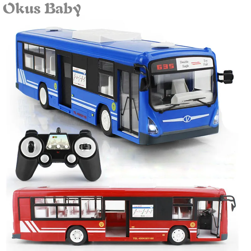 Red City Bus RC Remote Control Play Transport Child Kids Dads Gift Present 