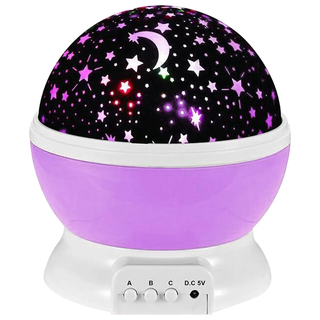 

New Rotating Projector Starry Night Lamp Sky Star Children Kids Baby Sleep Romantic LED USB Projection Lights Xmas Holiday Gift