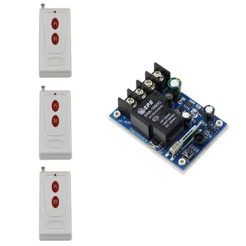 

New DC12V 24V 36V 48V 1CH RF Wireless Remote Control Switch System Transmitter with Two-button Receiver Smart Home Switch