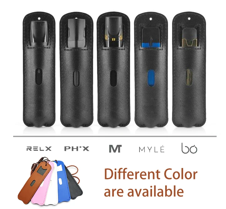 Кожаный шнурок на шею сумка для переноски Карманный чехол RELX MYLE pod vape электронная