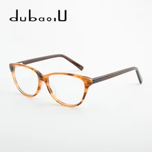 Ацетат Для женщин очки кадр Винтаж со стразами рецепт оптические очки прозрачные близорукость очки D4079-1