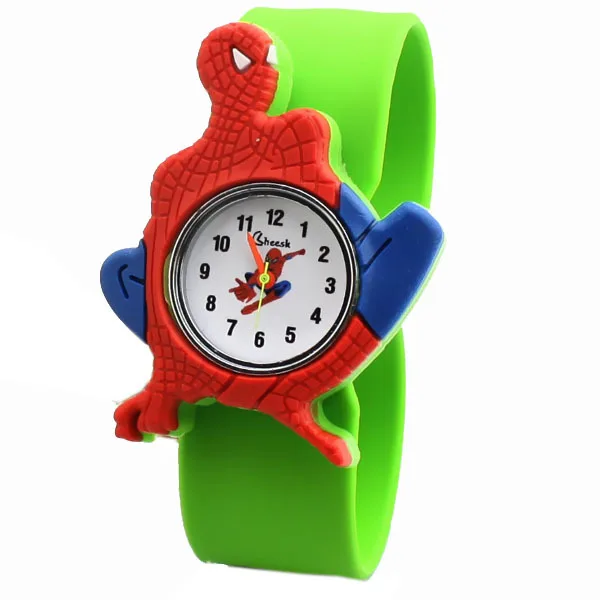 Wholesale 2022 Children's Clock Student Children Boy Spider Man Watches Kids Silicone Cartoon Watch Relogio Masculino Kids Watch