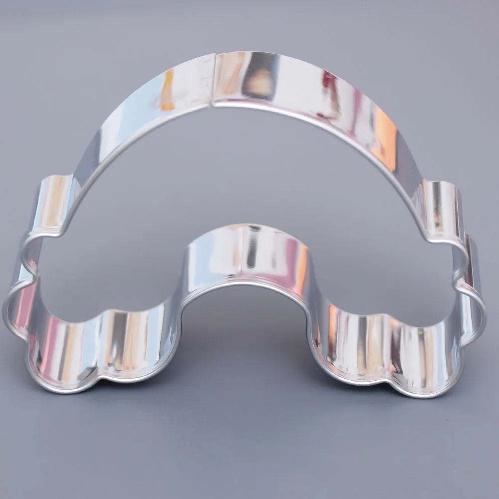Rainbow Shape Cookie Cutter Stainless Steel Fondant Mold Cake Decorating Tool X