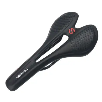 

Bicycle Carbon Fiber Cushion Bike Light Weight PU Saddle MTB Mountain Bikes Road Bicycle Breathable Soft Seat Saddles