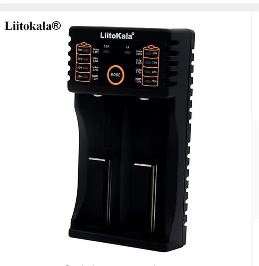 Lii-202 LiitoKala Carregador DE Bateria Inteligente com Funcao DE Banco DE Potencia USB para Ni-MH Bateria DE I