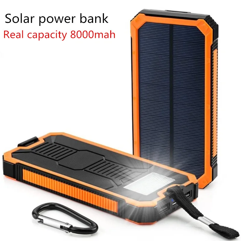 imágenes para Solar Poverbank Teléfono Móvil Banco Portable Externo del Cargador de Batería Móvil Solar 10000 mah Universal para al aire libre imágenes para Solar Poverbank Teléfono Móvil Banco Portable Externo del Cargador de Batería Móvil Solar 10000 mah Universal para al aire libre