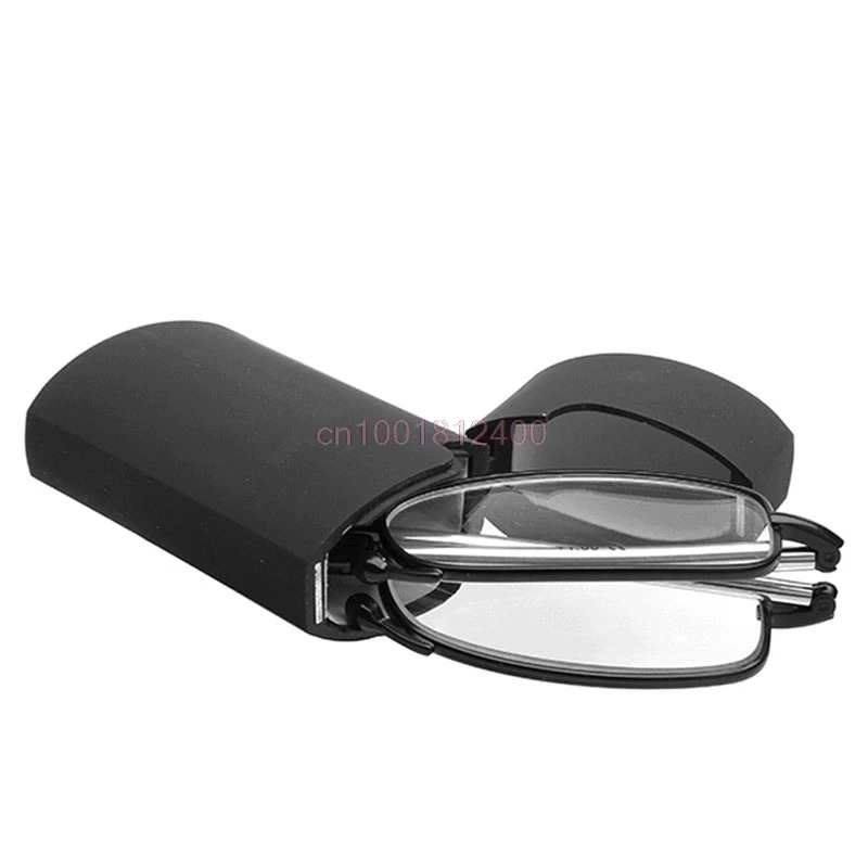

1PC Women Man Slim Mini Portable Folding Reading Glasses Rotation Eyeglass