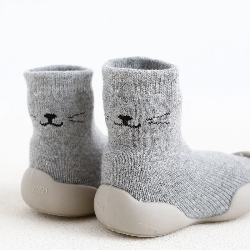 dkDaKanl 2018 New Autunm and Winter Terry Thickening Baby Shoes Rubber Bottom Non Slip Children Casual Shoes Toddler Shoes Baby