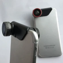 1 комплект пластиковый HD 4 в 1 0.3X Высококачественный объектив 15X 13X макрообъектив 0.65X Широкоугольный для iPhone 7 7 plus камеры мобильного телефона