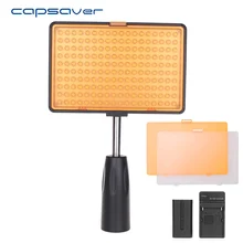 Capsaver TL-180S профессиональный светодиодный светильник для видеосъемки ручной светильник ing 180 светодиодный s светильник для камеры светильник NP-F550 зарядное устройство