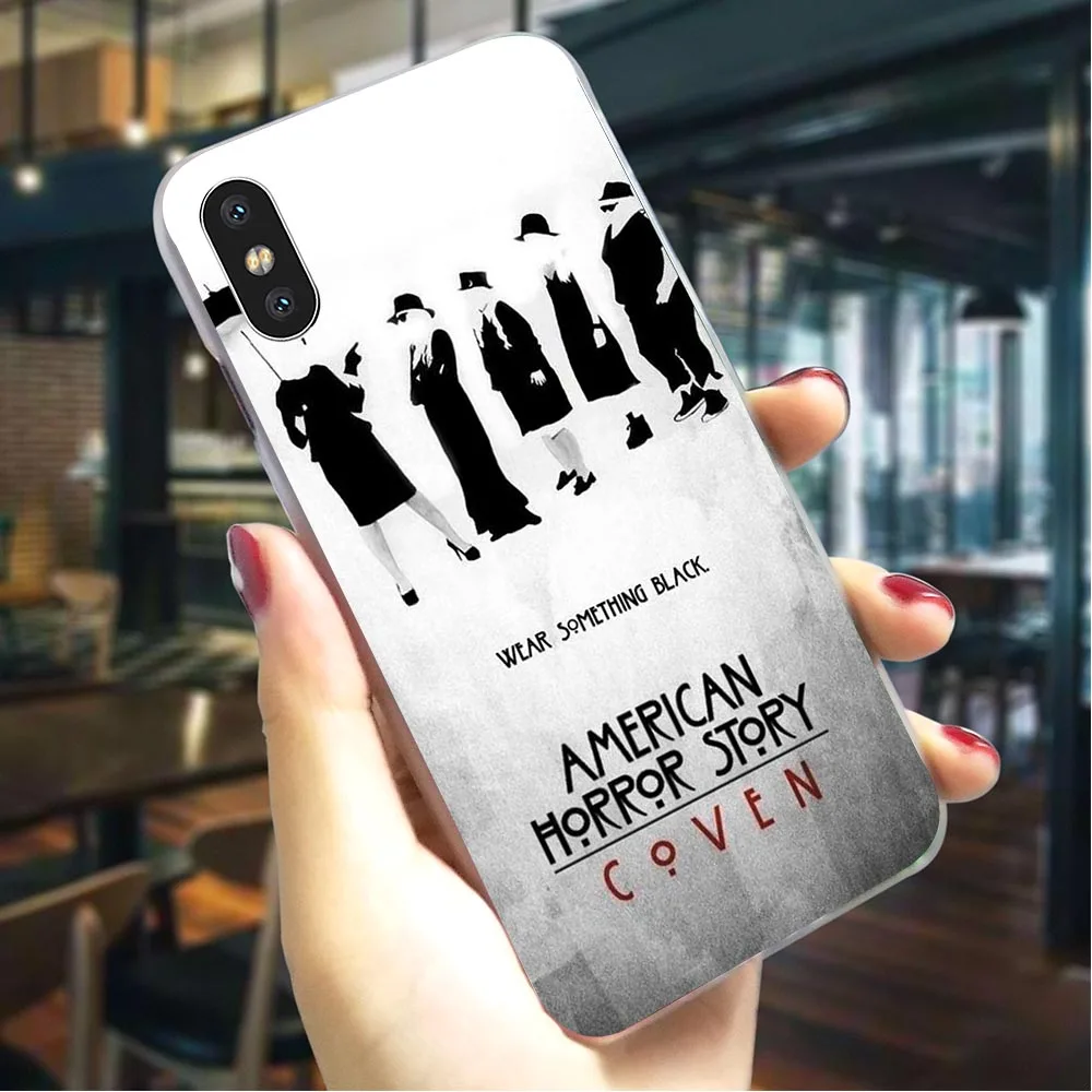 ТВ American Horror Story чехол для телефона чехол для iPhone 5S 5 SE 6 6S Plus/6 Plus/6 S Plus 7 8/7 8 плюс X XS XR Xs Max жесткий чехол с принтом - Цвет: K1021420