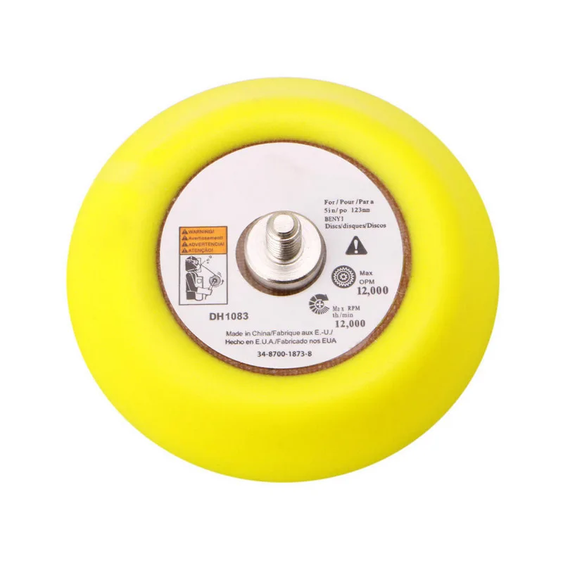 1Pc 3” 75mm Special Polishing Disk Polishing Backer Plate  Napping Hook Loop Sanding Disc Pad Sand Tool
