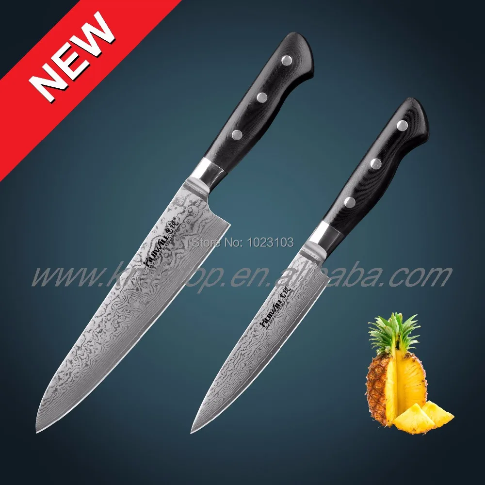 Uncategorized High Quality Kitchen Knives high quality japanese knife set promotion shop for top 2pcs takefu vg10 damascus steel chef kitchen utility knives slicing knives