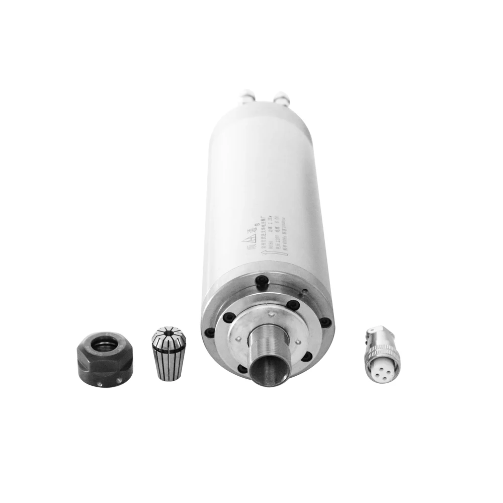 Профессиональный 2.2kW 220V CNC шпиндель водяного охлаждения 7.5A ER20 100 800Hz 3000 24000rpm
