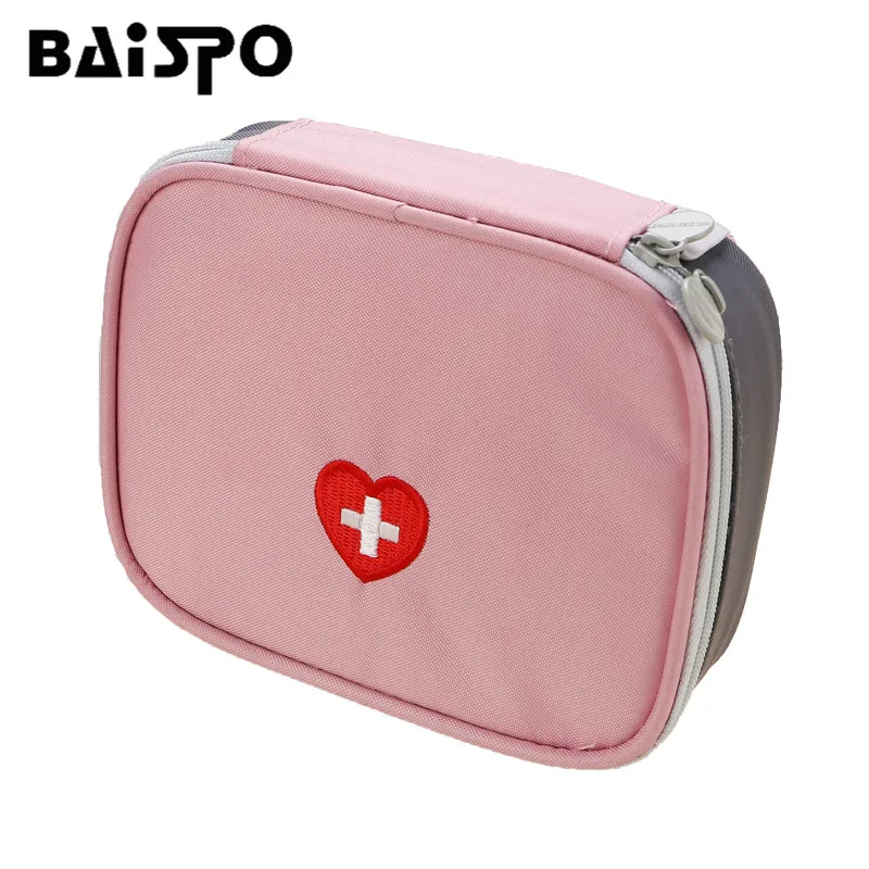 

BAISPO Medicine Storage Bag Mini Outdoor First Aid Kit Bag Travel Portable Medicine Package Emergency Small Organizer