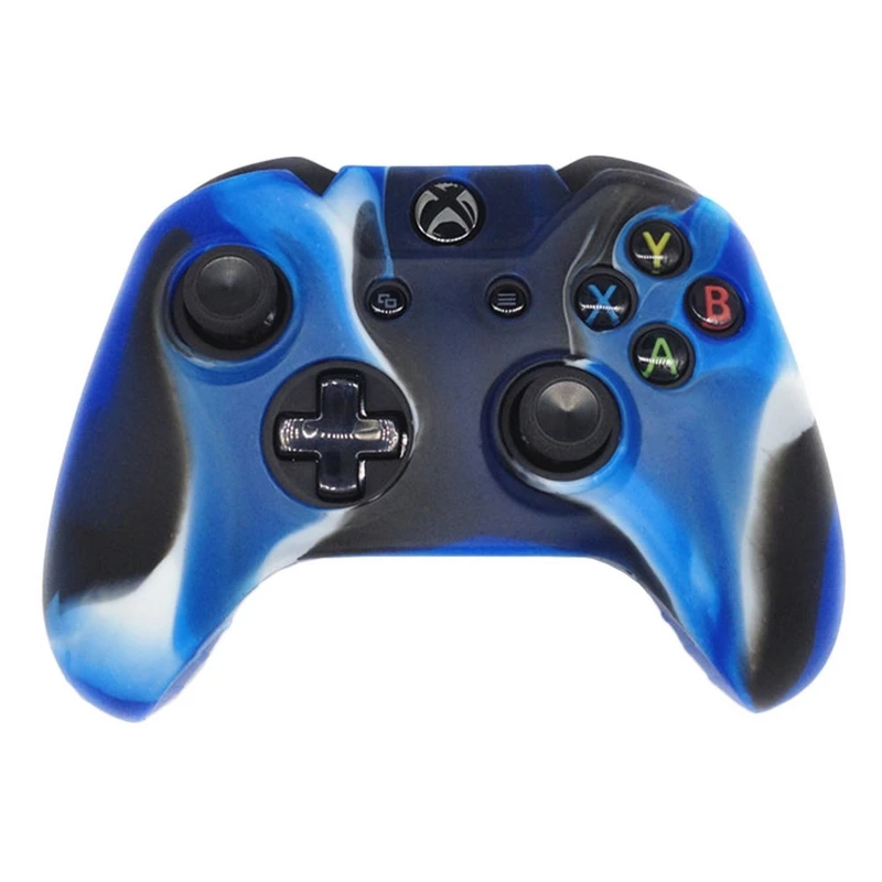 

1 PCS Soft Silicone Rubber Protective Skin Case Cover For Microsoft Xbox one 1 Controller Green Blue Red