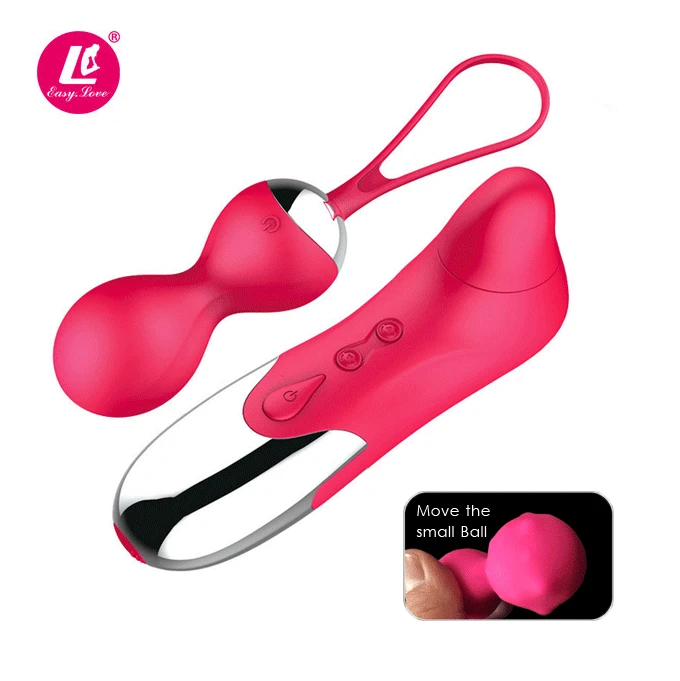 EASY.LOVE Manli Balls Vaginal Tight exercise Dual vibrating eggs remote control Geisha Ball ben Wa Balls Sex Products Sex Toys EASY.LOVE Manli Balls Vaginal Tight exercise Dual vibrating eggs remote control Geisha Ball ben Wa Balls Sex Products Sex Toys