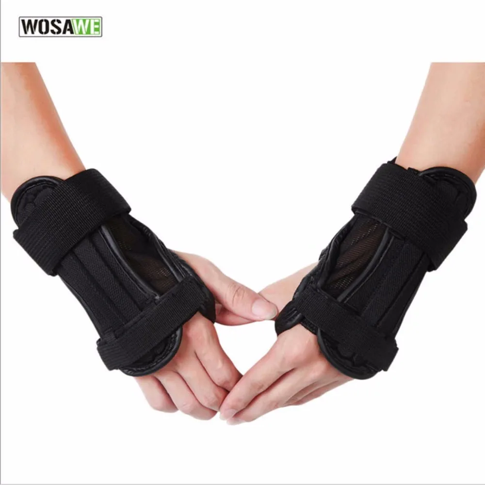 1 Pair WOSAWE Professional Adjustable Inline Skate Wrist Support