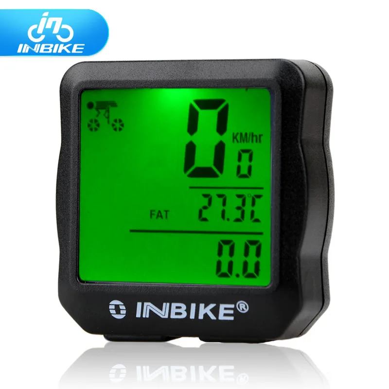 Проводной велосипедный компьютер INBIKE водонепроницаемый Спидометр с подсветкой