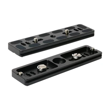 

Quick Release Plate PU150 with 1/4 3/8 Thread Mount for Arca Swiss Benro Monopod Tripod Ball Head DSLR cameras