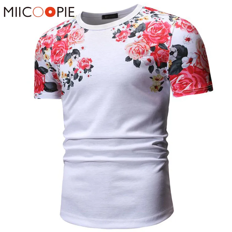 

Summer Beautiful Flowers Printed T-shirt For Men/Women Harajuku Floral Short Sleeve Tee Shirt Homme Streetwear Camiseta Hombre