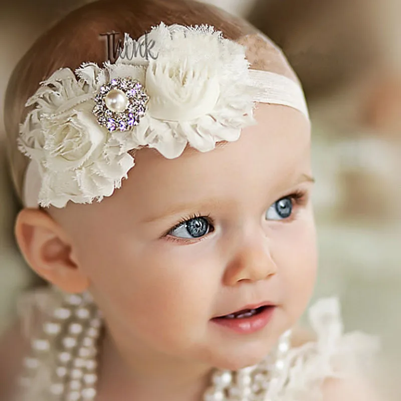 

1 Pc Baby Girl Headband Infant Hair Accessories Flower Newborn Headwear Tiara Headwrap Band Hairband Gift Toddlers Bows Clothes