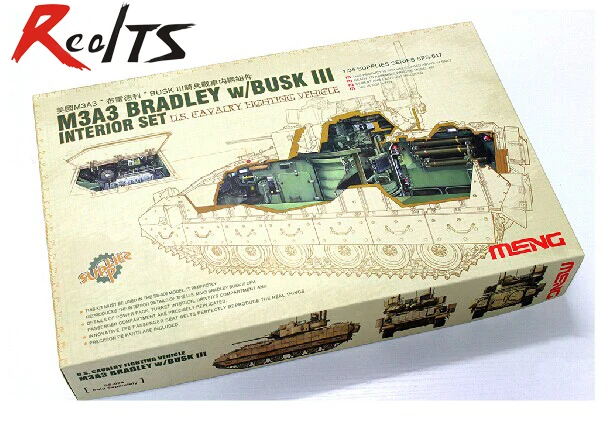 

RealTS Meng model SPS-017 1/35 M3A3 BRADLEY w/BUSK III INTERIOR SET