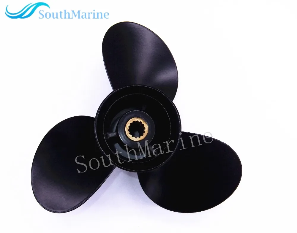 

9.25 x 9 Aluminum Propeller for Tohatsu Nissan 2-Stroke 9.9hp 12hp 15hp 18hp Outboard Motors , 14P 9.25 x 9
