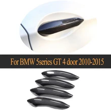 5 серия карбоновая Автомобильная дверная ручка для BMW 5 Серия GT 4-дверная 2010- светодио дный ручка 4 шт