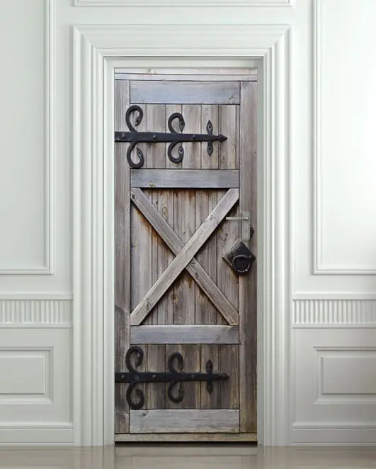 Us 19 77 40 Off Diy Wall Sticker Mural Bedroom Home Decor Poster Barndoors Stall Country Door Wrap Removable Decole 200cm In Us 19 77 40 Off Diy Wall Sticker Mural Bedroom Home Decor Poster Barndoors Stall Country Door Wrap Removable Decole 200cm In