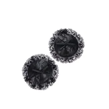 1 пара женская мода дизайн Сексуальная груди Лепестки крышка соски натуральный цвет кружево круглый экзотические