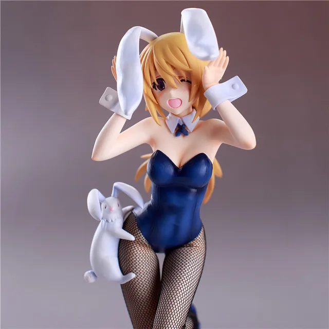 Japanese Anime Action Figure Infinite Stratos Cecilia Alcott Bunny Sexy Girl PVC Figure Resin