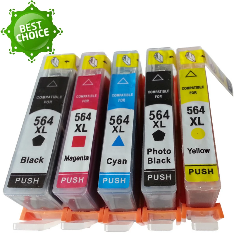 Replacement for HP 564 Ink Cartridge Photosmart eStation C510a Deskjet 3070A 3520 Officejet 4610