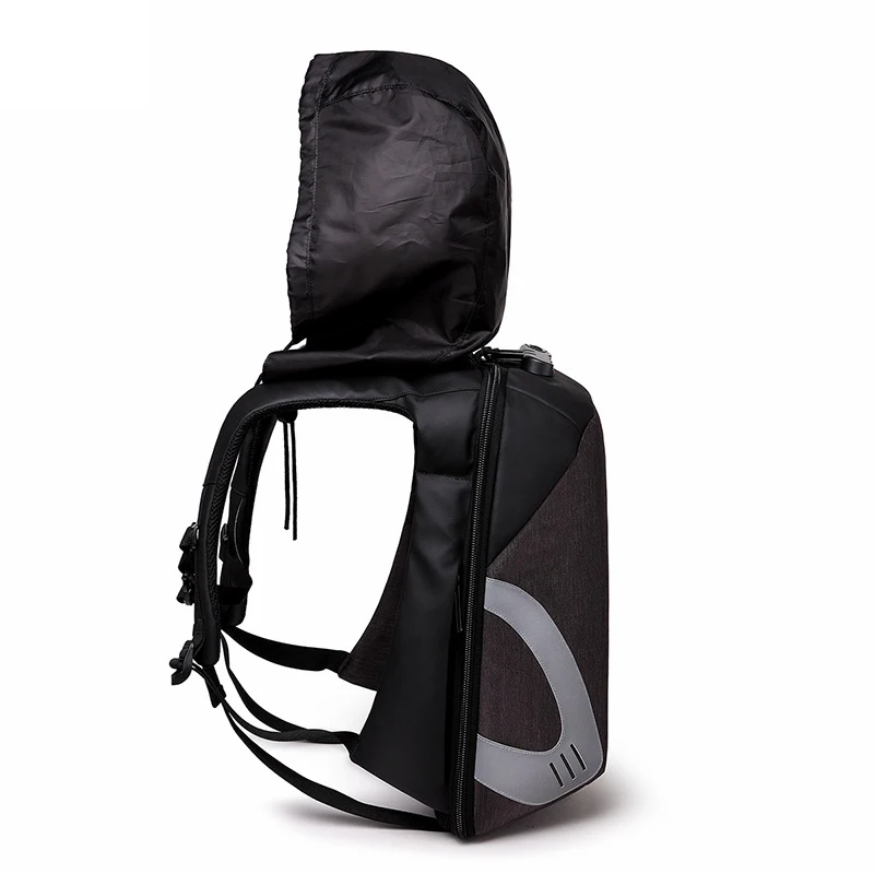 Ozuko moda mochila casual multifunción USB carga 15.6 mochilas portátiles Contraseña de bloqueo antirrobo mochila masculina mochila Ozuko moda mochila casual multifunción USB carga 15.6 mochilas portátiles Contraseña de bloqueo antirrobo mochila masculina mochila