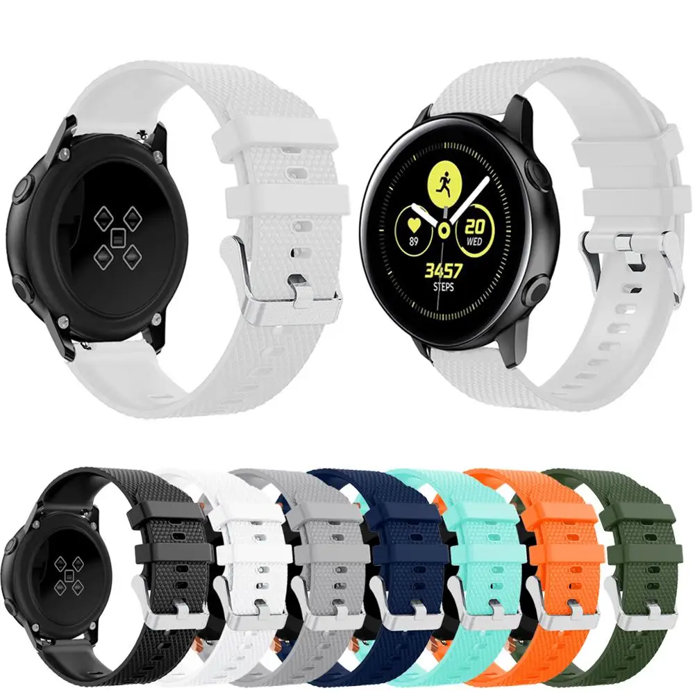 

Stylish Silicone Replacement Watchband Strap for Samsung Galaxy Watch Active