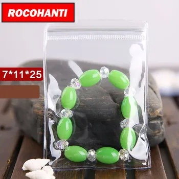 

100X Transparent Bargin Jewelry Bag Christmas Zip Vinyl Pack Pouch