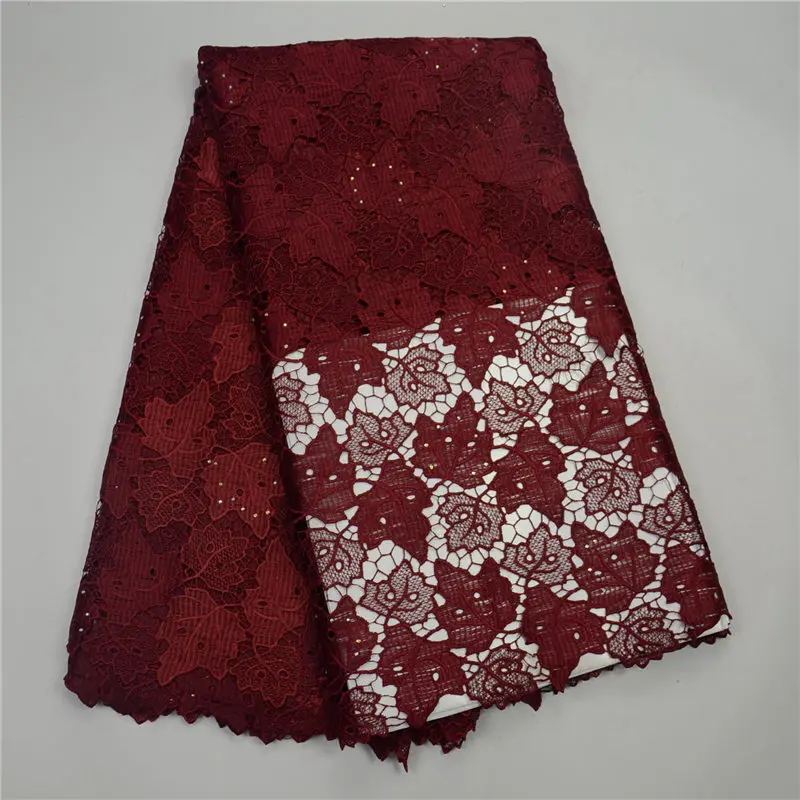 

2017 high quality nigerian lace fabric african guipure lace fabric for sewing dress african water lace fabric