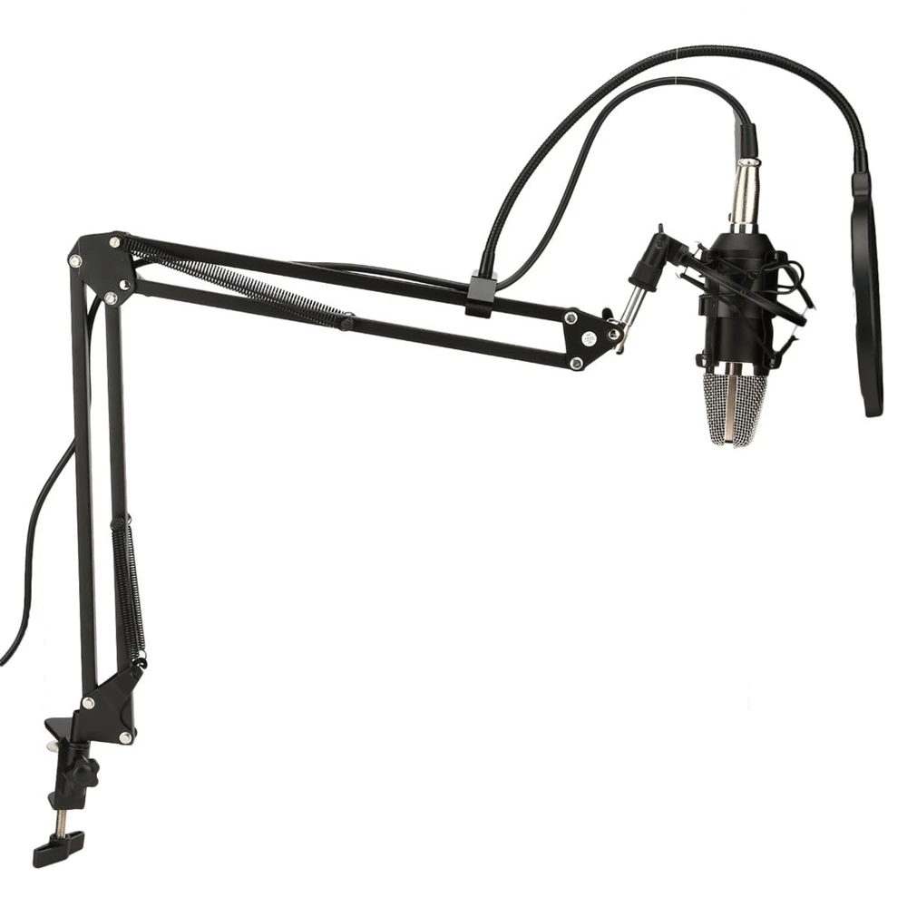 NW-700 Professional Studio Broadcasting Recording Condenser Microphone Kit with Microphone stand and Shock Mount цена NW-700 Professional Studio Broadcasting Recording Condenser Microphone Kit with Microphone stand and Shock Mount цены онлайн