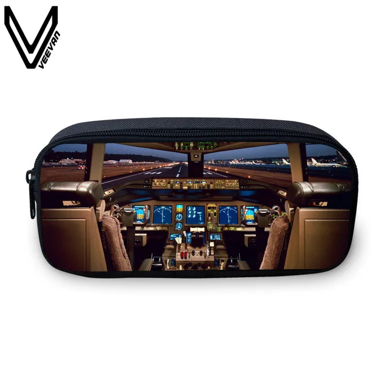 VEEVANV 2017Casual Aircraft Cabin Printing Case For Girls School Study Box Cockpit Pattern Make Up Bags Kids School Gifts VEEVANV 2017Casual Aircraft Cabin Printing Case For Girls School Study Box Cockpit Pattern Make Up Bags Kids School Gifts