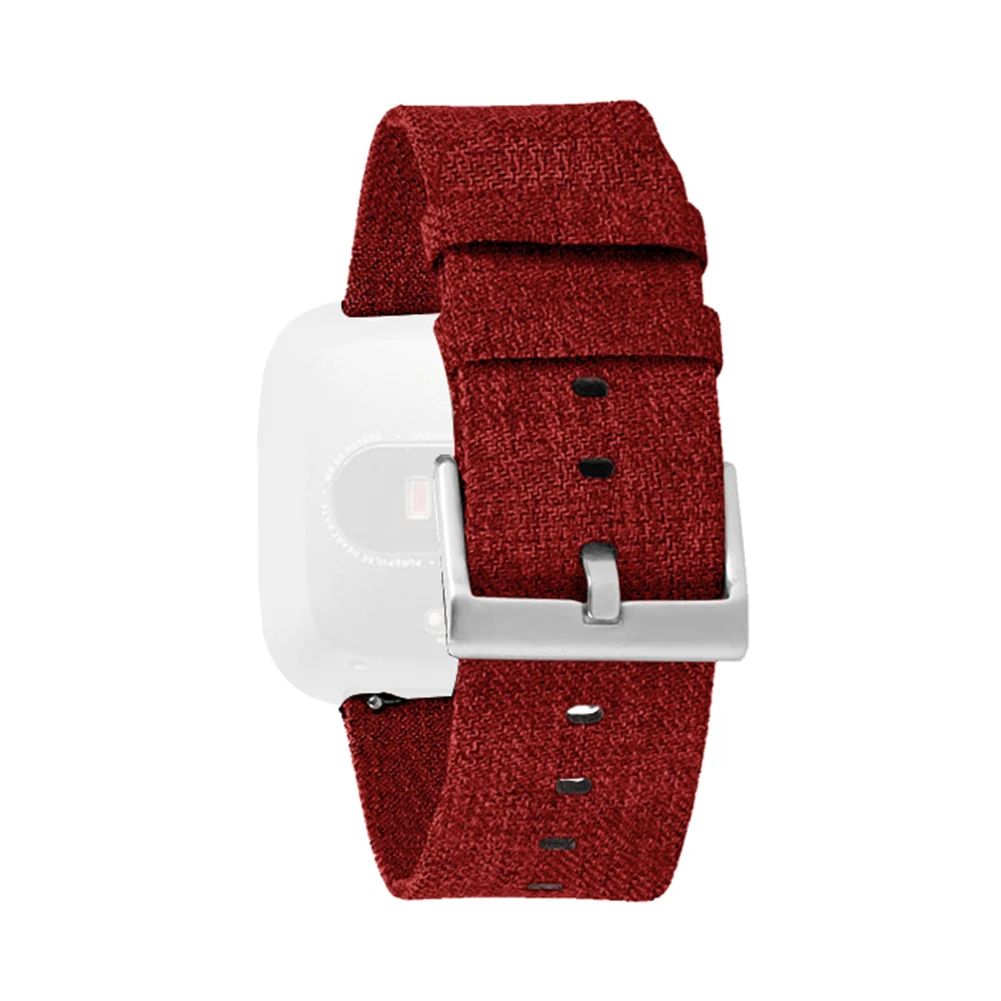 Премиум Холст Замена спортивные часы-браслет ремешок для Fitbit Versa Lite браслет 8 цветов