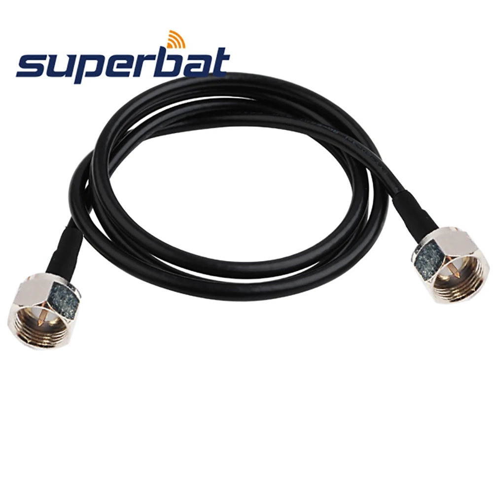 Superbat F Cable Plug to Male Straight Crimp RG58 50cm Pigtail RF Coaxial Jumper Assembly | Мобильные - Цена: 561,34 руб.