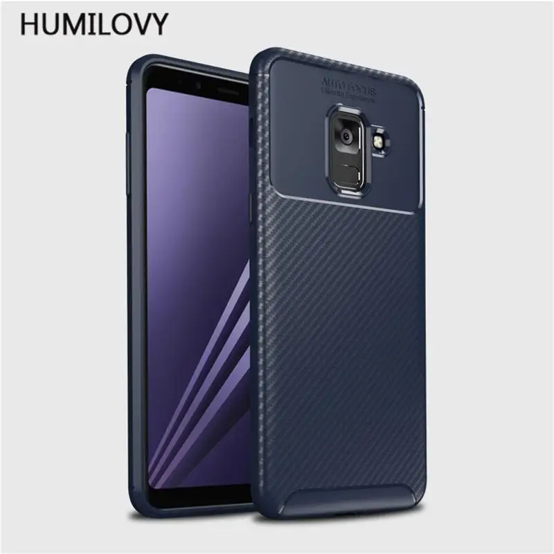 

For Samsung Galaxy A8 2018 Case Cover for Samsung A8 2018 A530F Cover TPU Silicone Fiber Coque for Samsung Galaxy A8 Phone Case