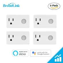 4-Pack BroadLink умная розетка SP3 SP3S, пульт дистанционного управления для смартфона, замер питания, умный таймер для автоматизации умного дома