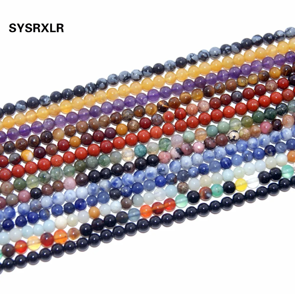

Free Shipping 3MM Natural Stone Beads Rose Quartzs Crystal Tiger Eyes Labradorit Agates For Jewelry Making DIY Bracelet Material