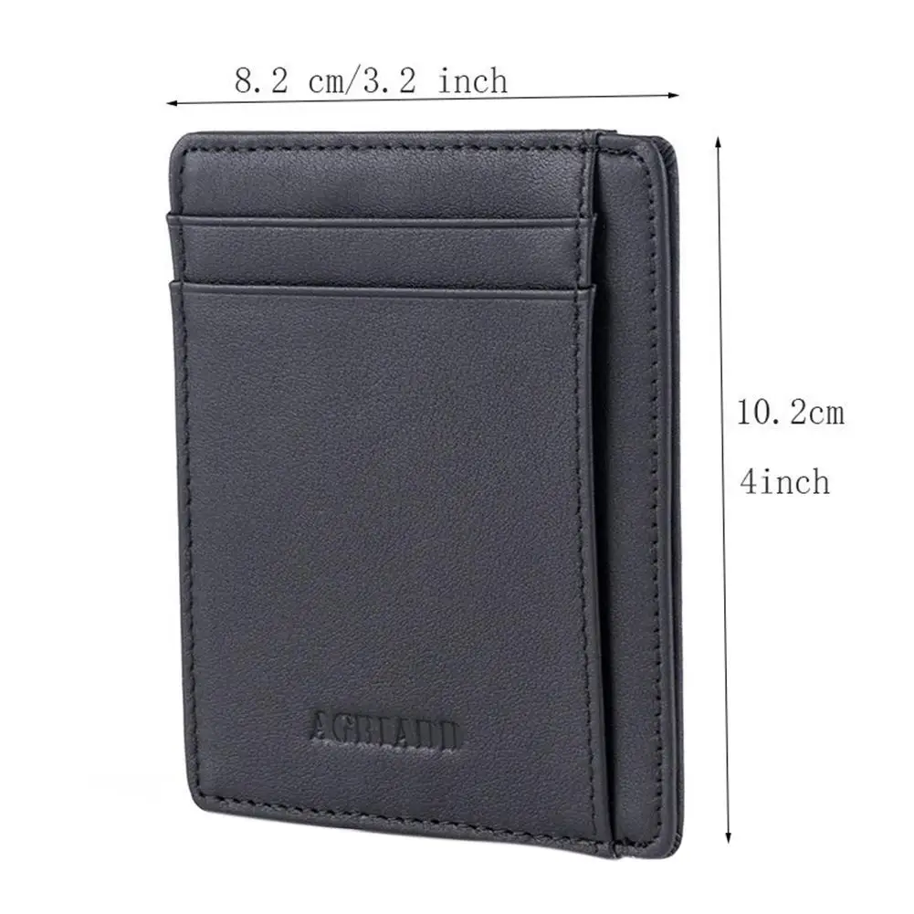 Banabanma Men Wallet Concise Hardwearing Leather Portable Bus Card Bag Wallets and Purses Fashion Wallet Men Coin Purses ZK40