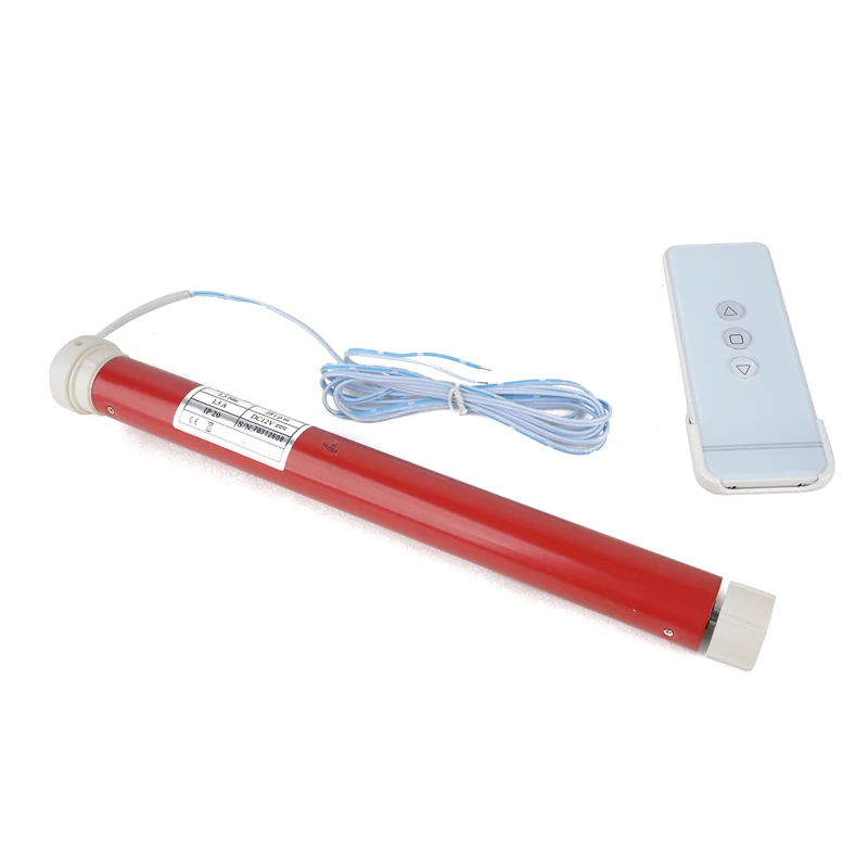 12V 1.5A Electric Roller Blind Curtain Shade Tubular Motor Kit with Remote Controller For Household Supplies