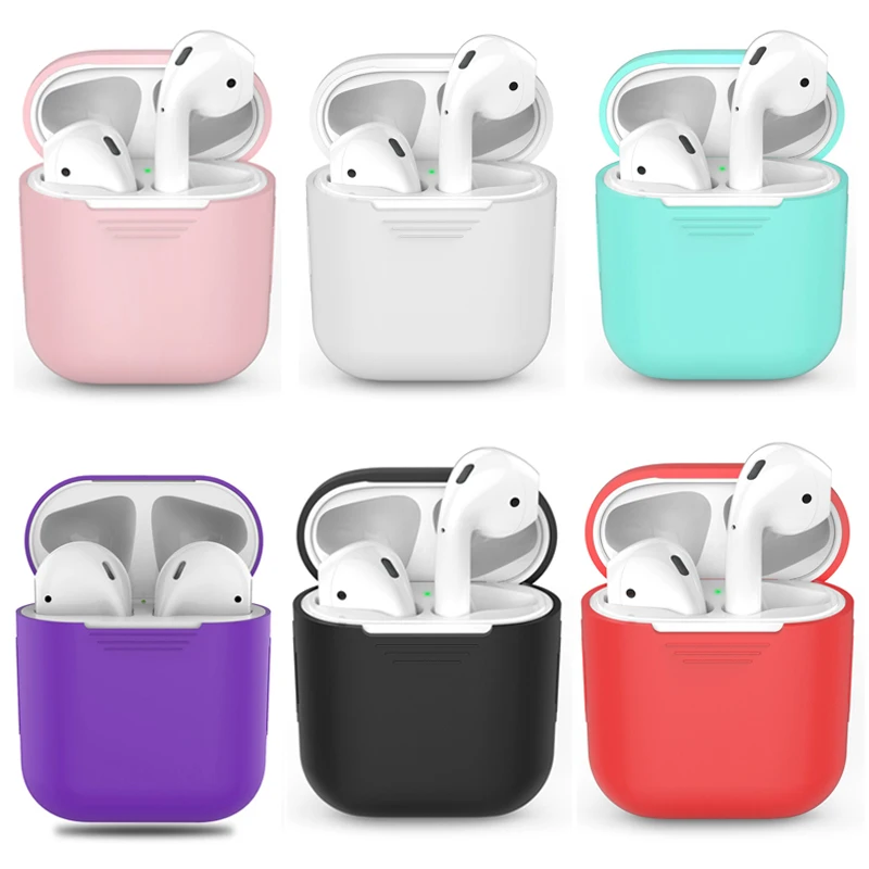 Противоударный чехол для AirPods, чехол для наушников, ТПУ, силикон, Bluetooth, беспроводная защита для наушников, чехол для Apple Airpods, чехол