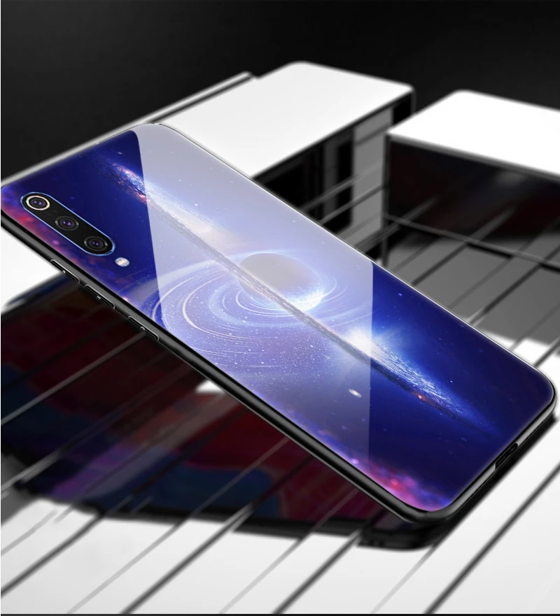 Чехол для Xiaomi mi 9 mi 9 T Pro из закаленного стекла с изображением планеты космос, стеклянный чехол для задней панели для Xiaomi mi 9 mi 9 SE 9 T Pro 9 T Coque Shell