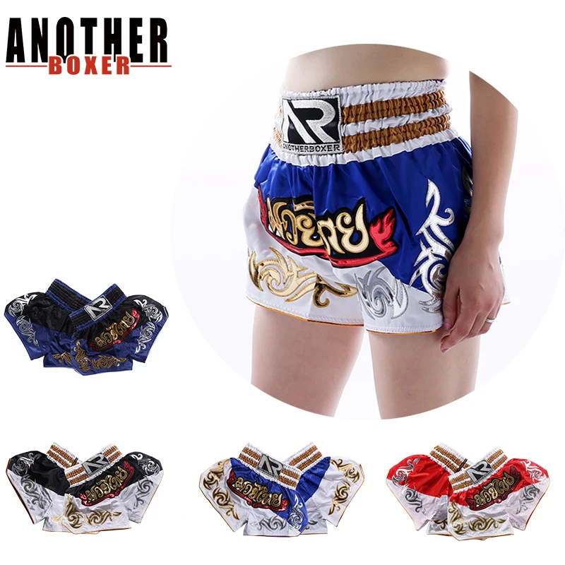 

Men's Boxing shorts Printing MMA Shorts Fight Grappling Short Polyester Kick Gel Kids Boxing Muay Thai Pants kickboxing Shorts