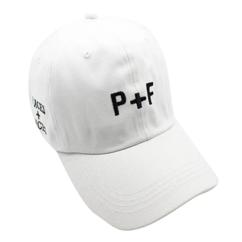 Men and Women Embroidered letter P+F baseball cap hip hop sports duck tongue bent couple Unisex Baseball Caps Adjustable H11 (3)